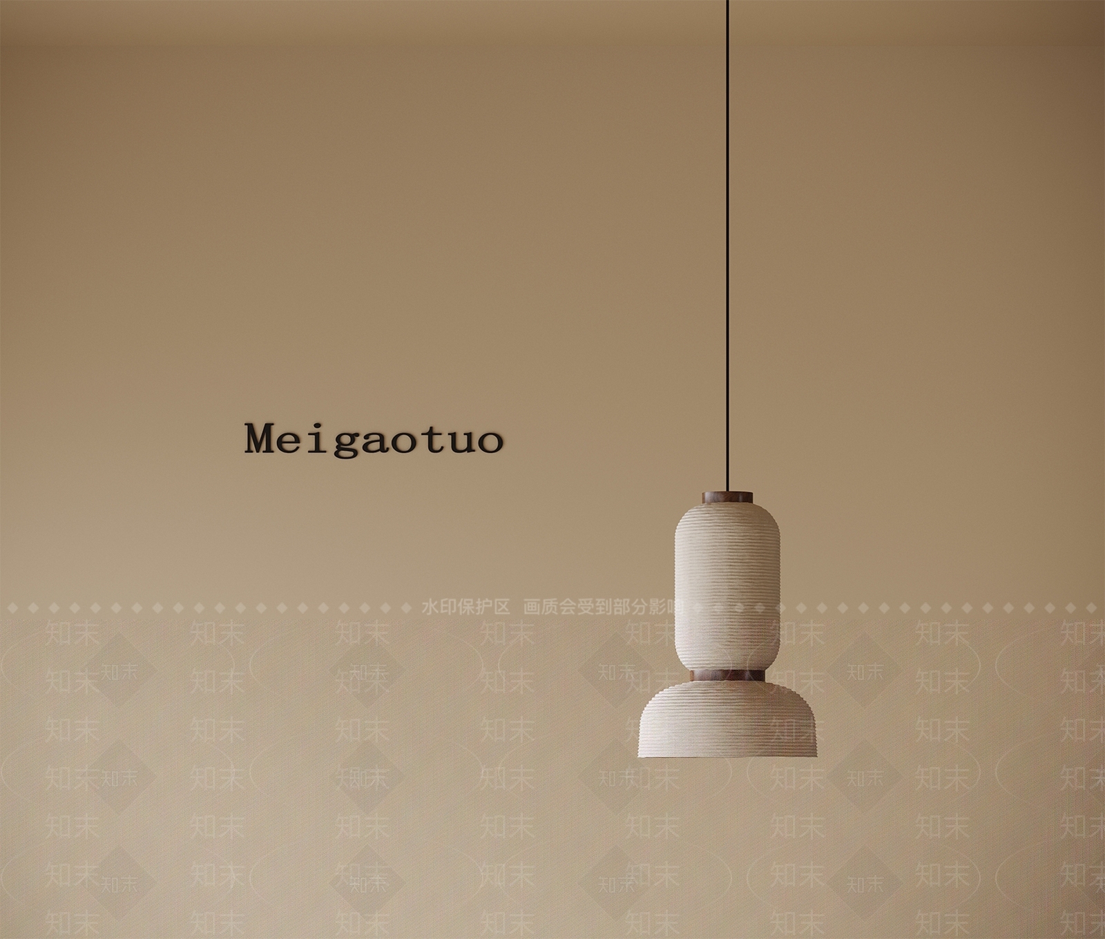 现代新中式吊灯3D模型下载【ID:1200616888】