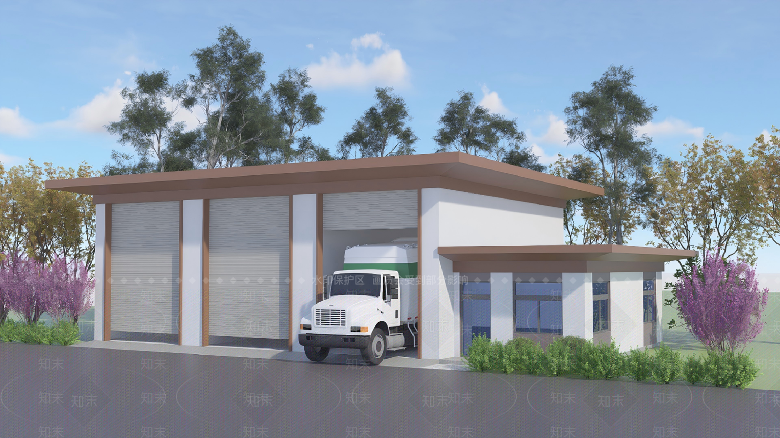 现代新中式其他公共建筑SU模型下载【ID:1203899423】