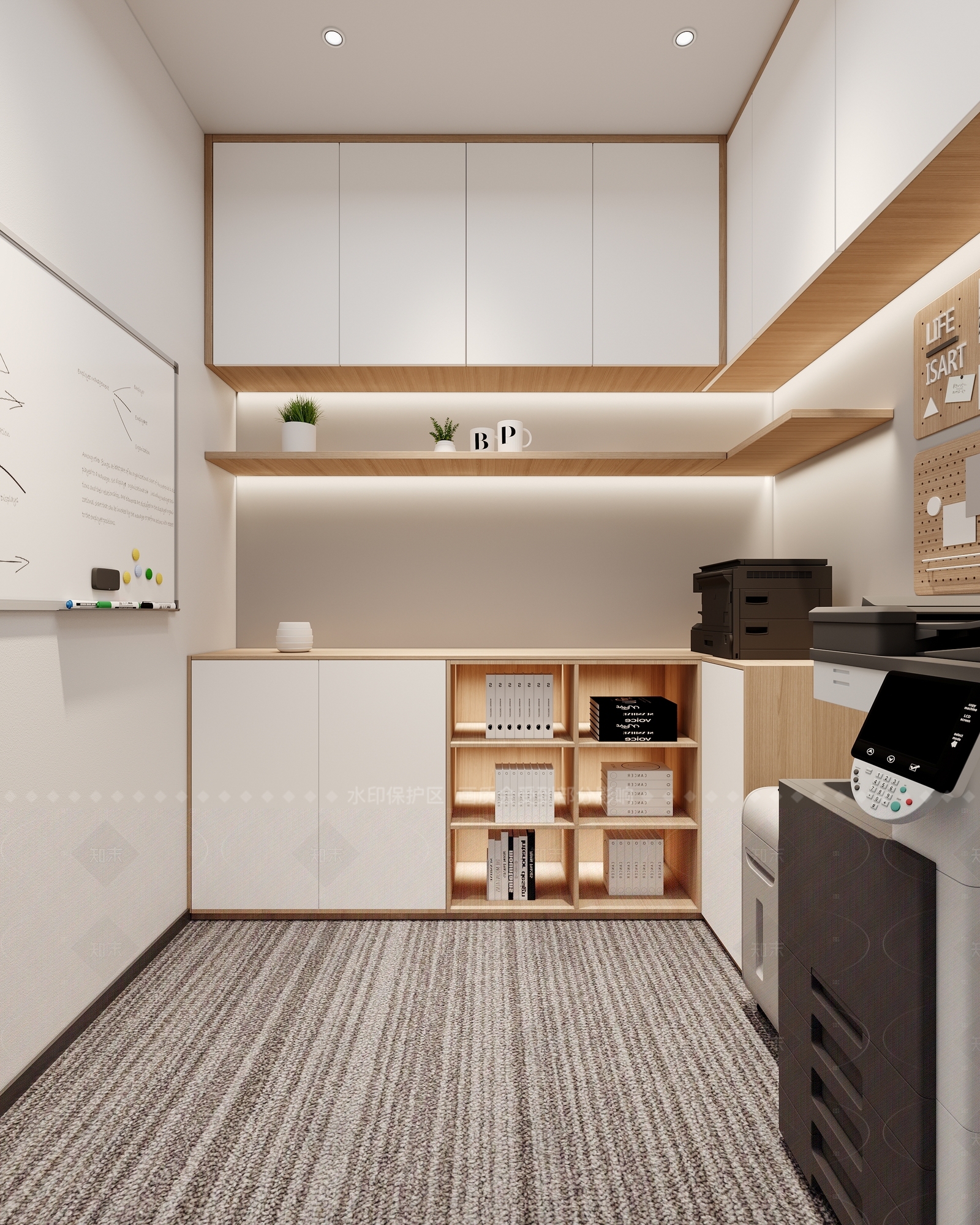 现代会议室3D模型下载【ID:1215921527】