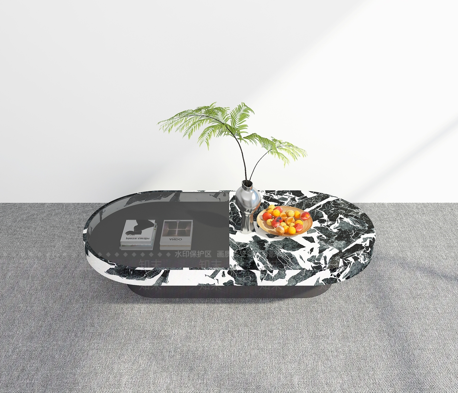 现代茶几3D模型下载【ID:1200622762】