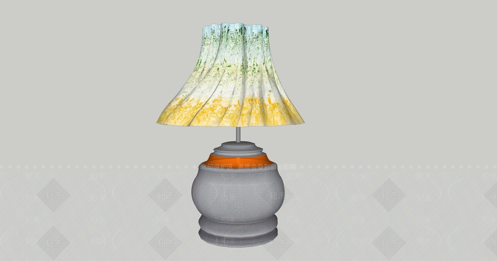 现代台灯SU模型下载【ID:1200624443】