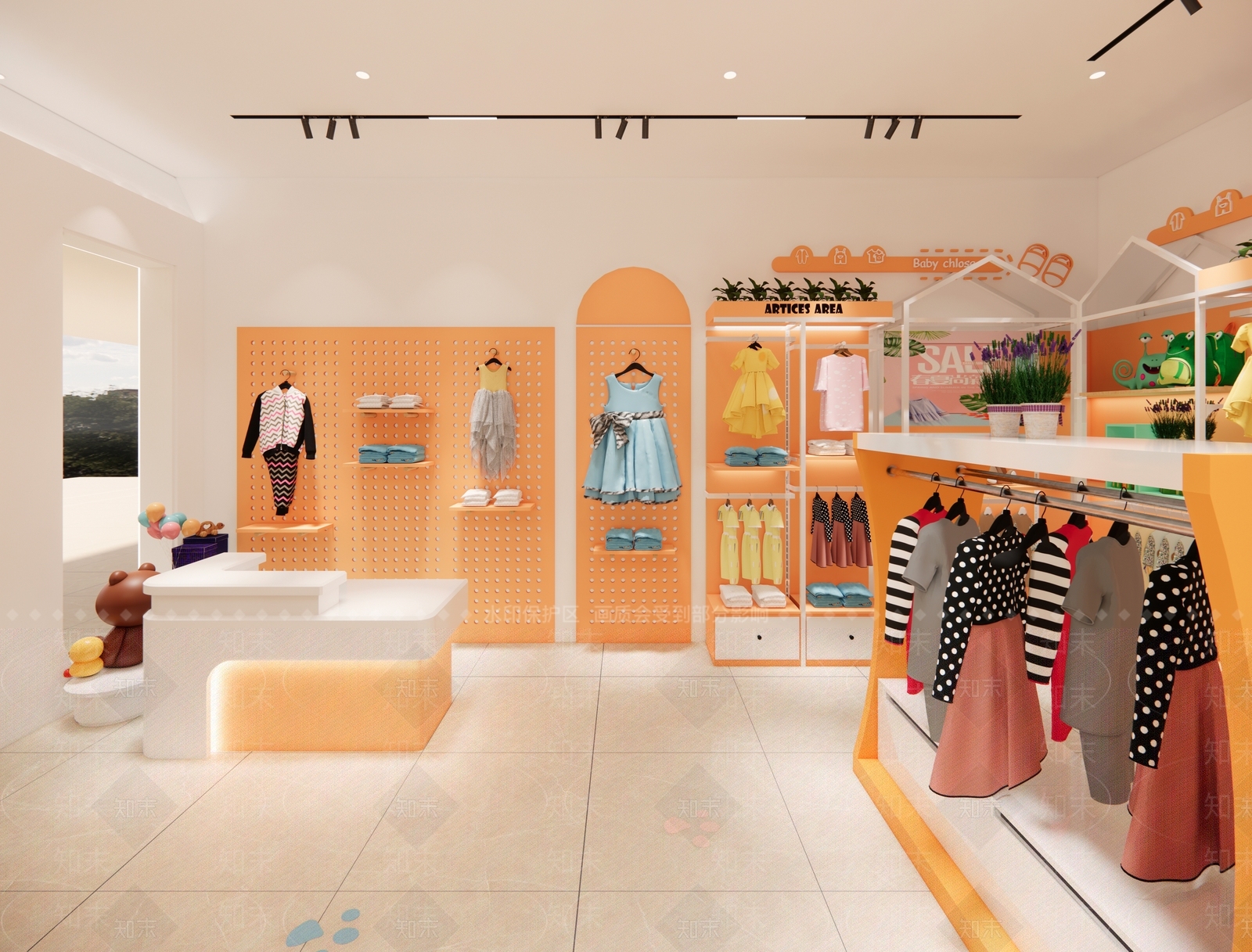 现代服装店SU模型下载【ID:1200624896】