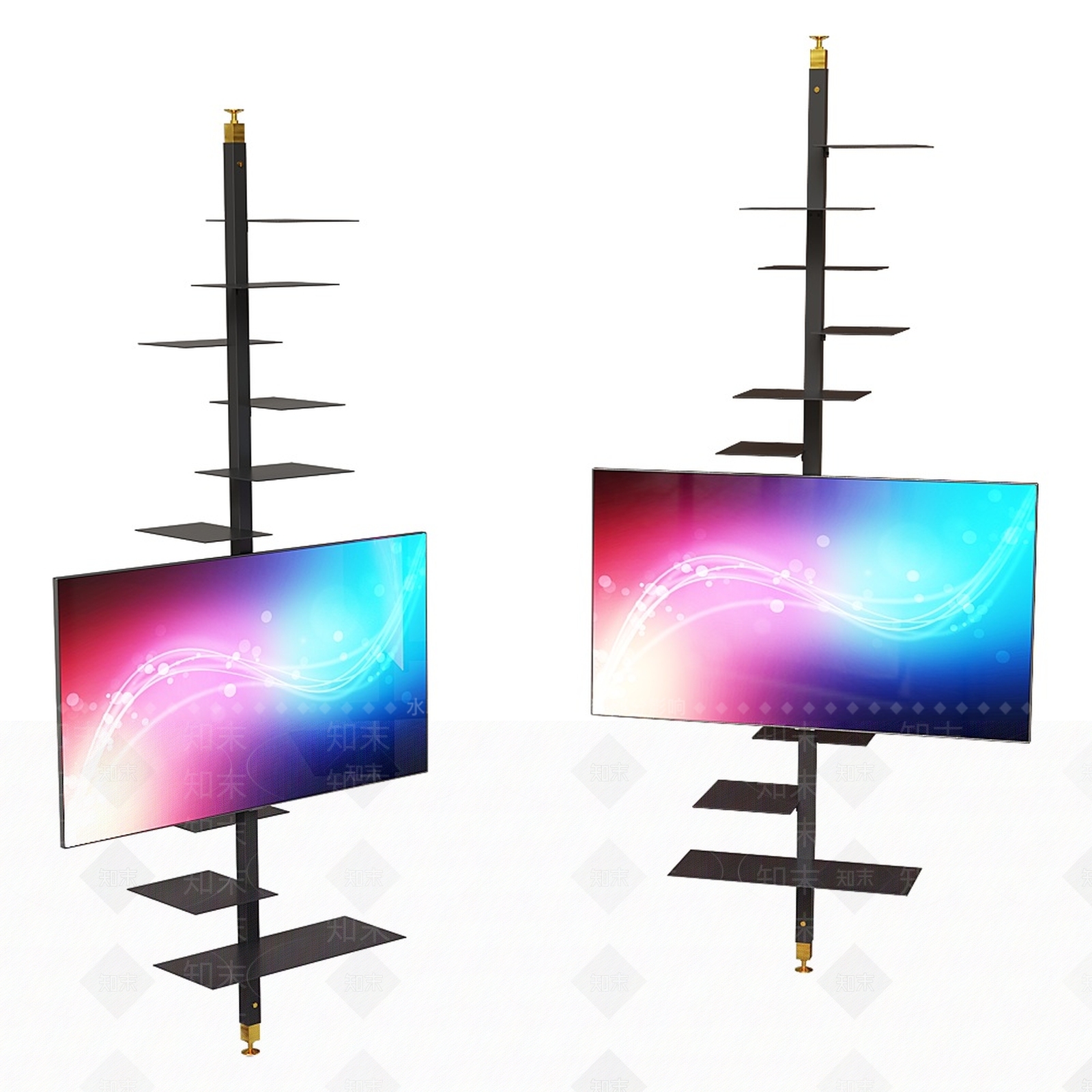 现代法式其他架子3D模型下载【ID:1200625684】