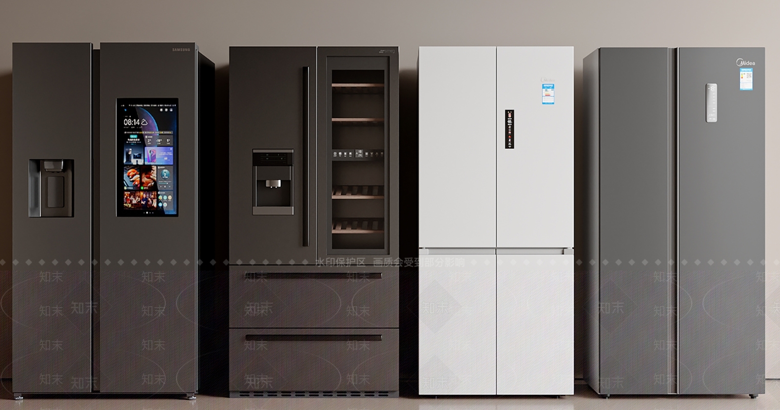 冰箱SU模型下载【ID:1200629317】