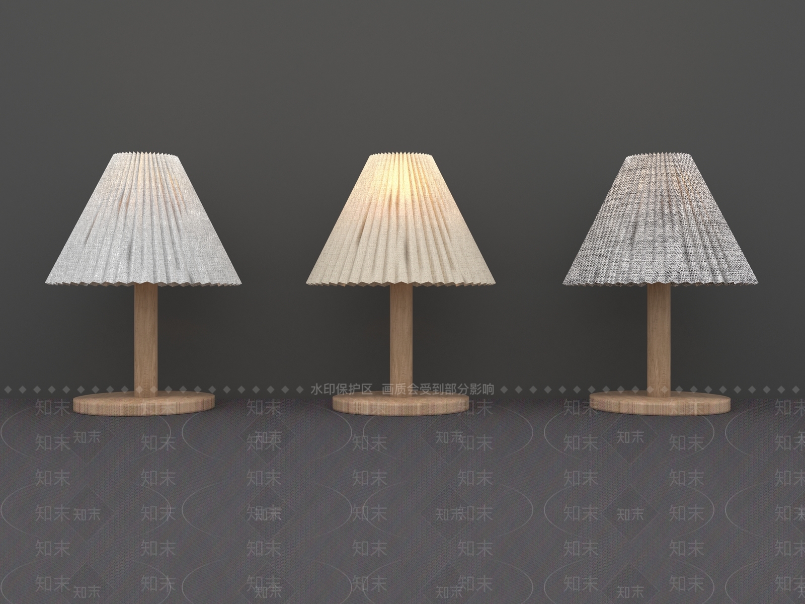 现代台灯3D模型下载【ID:1200630297】