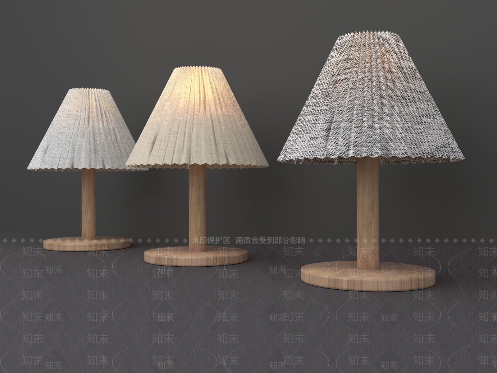 现代台灯3D模型下载【ID:1200630297】