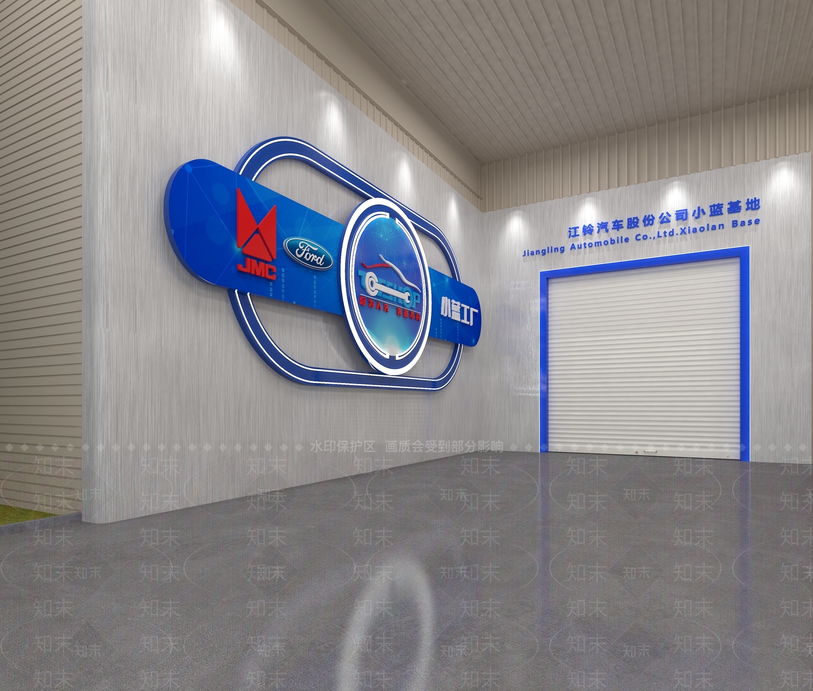 现代大厅3D模型下载【ID:1200634004】