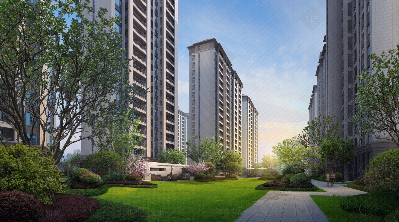 现代建筑外立面贴图下载【ID:1200636787】