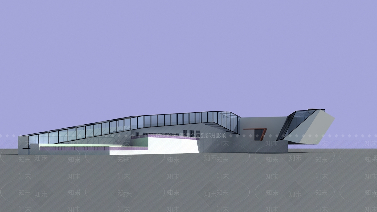 现代文化馆3D模型下载【ID:1200643075】