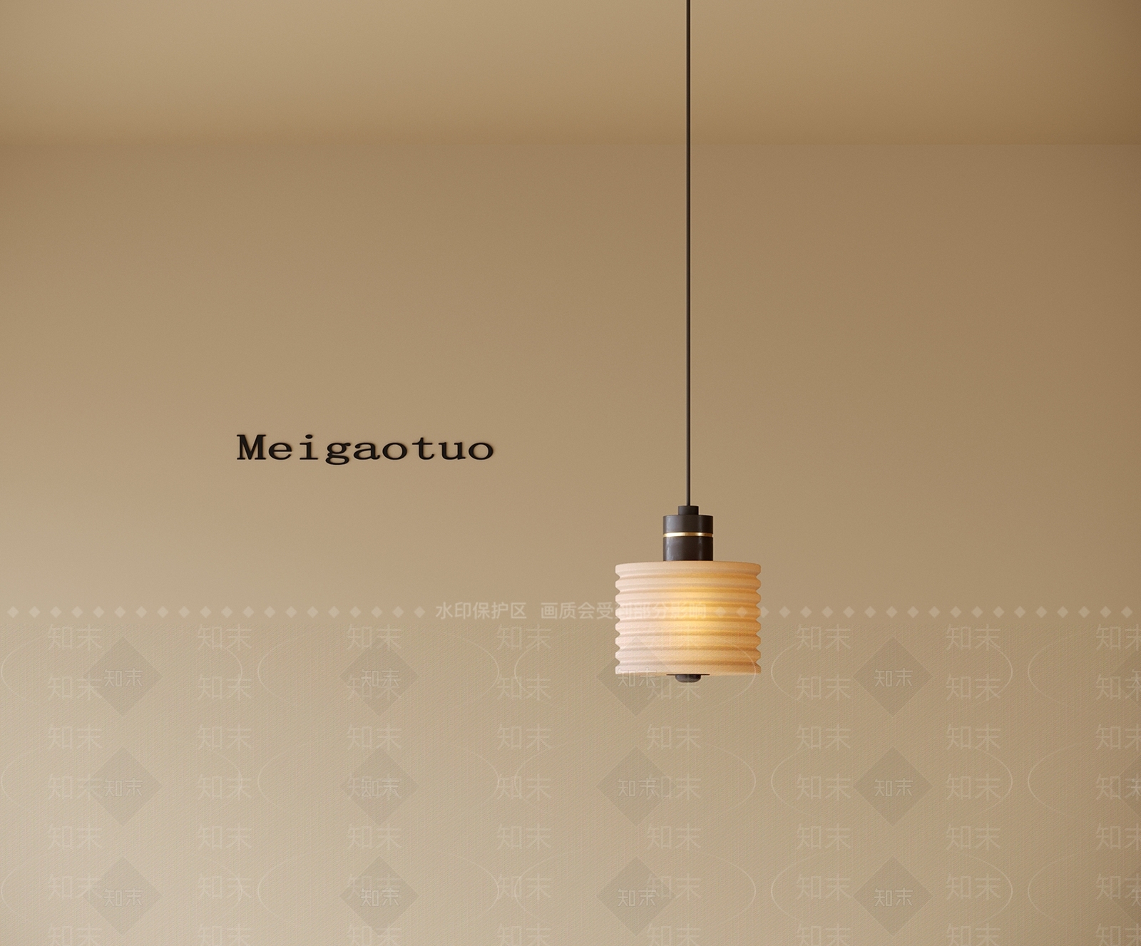 现代新中式吊灯SU模型下载【ID:1200644723】