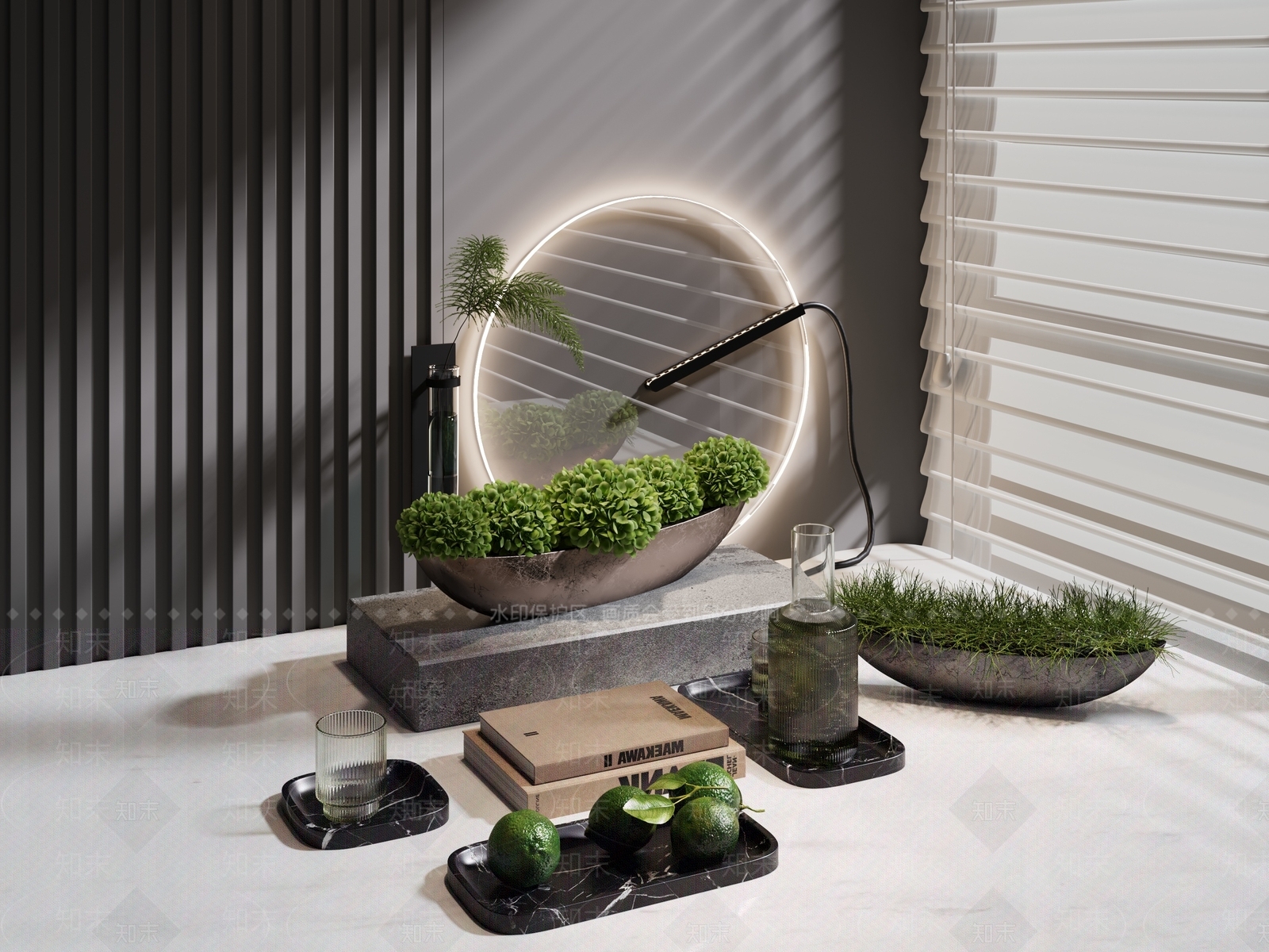 现代花艺3D模型下载【ID:1200644900】