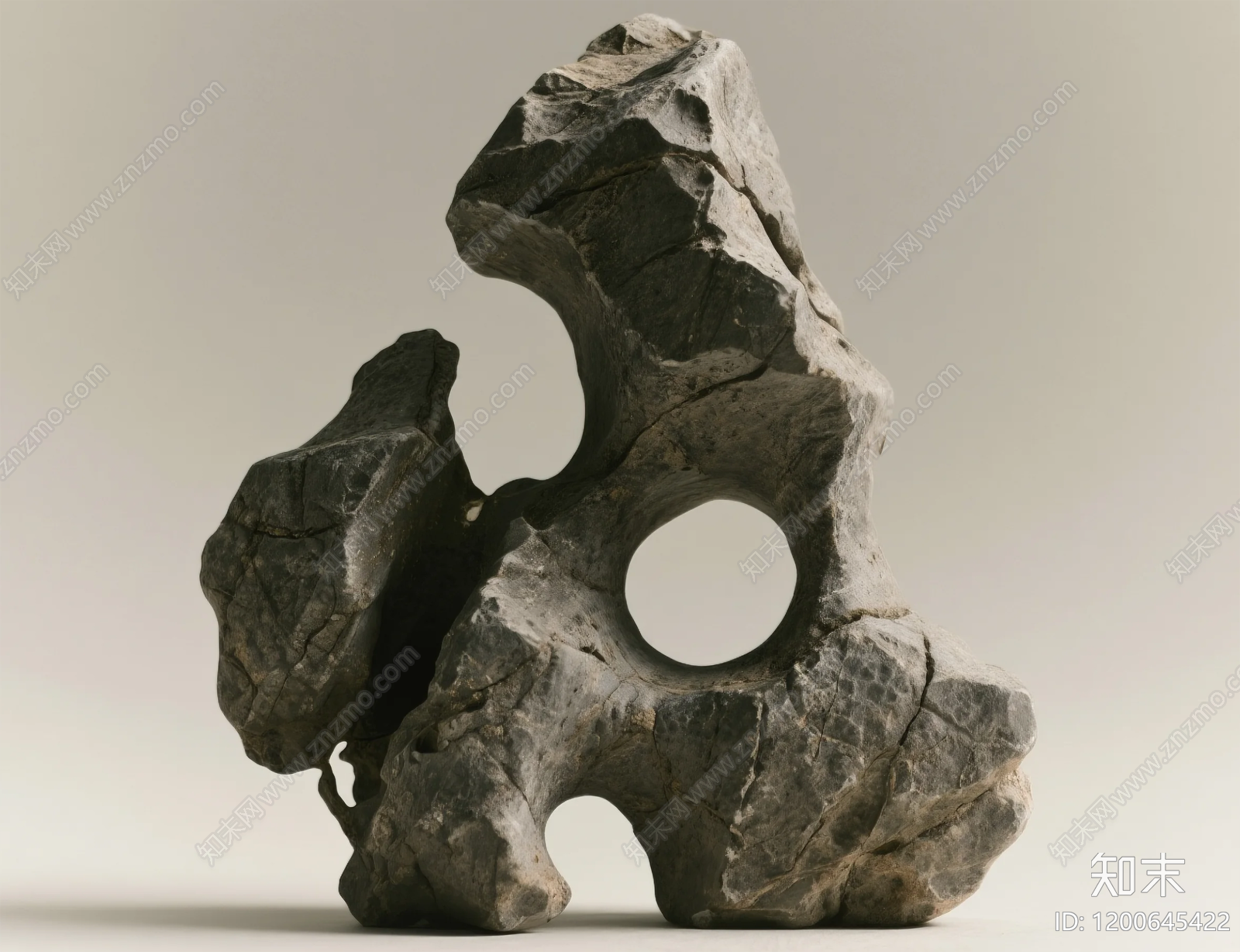 新中式中式景观石SU模型下载【ID:1200645422】