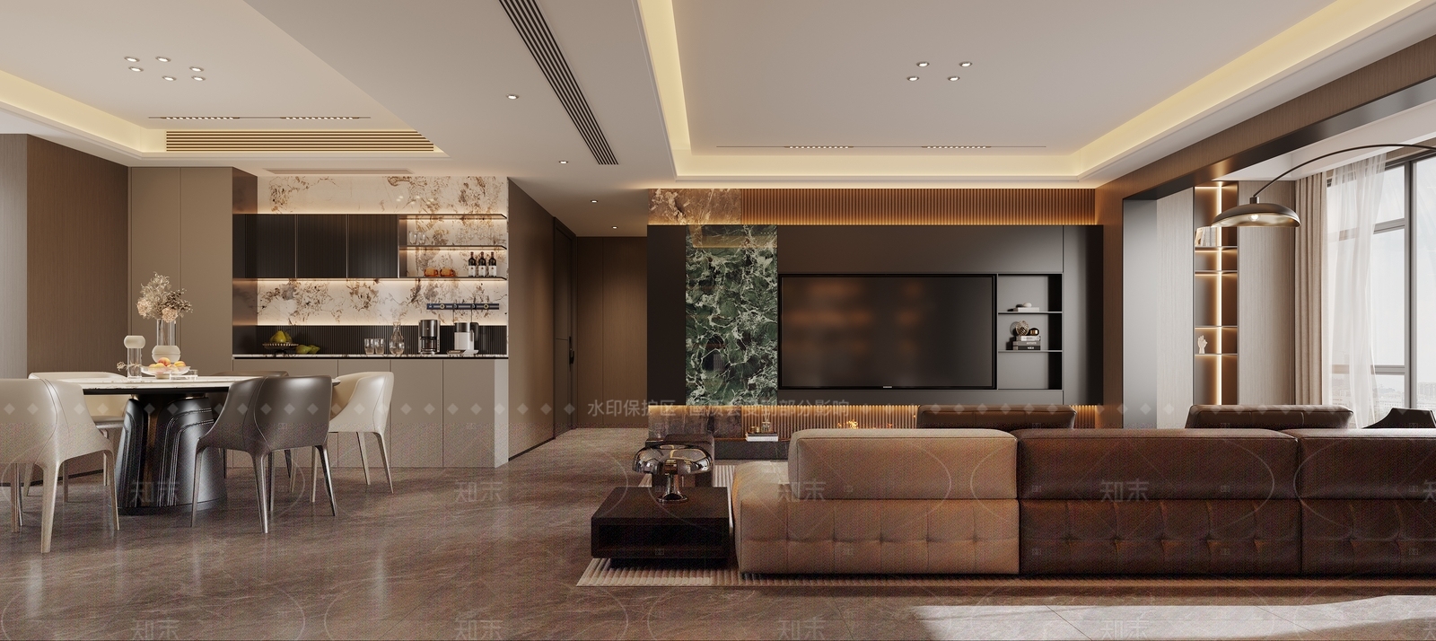 现代酒店客房3D模型下载【ID:1215185262】