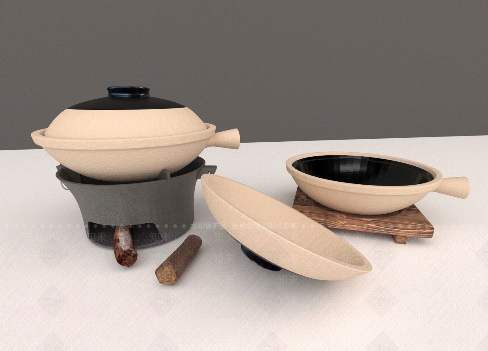 厨具3D模型下载【ID:1200647660】