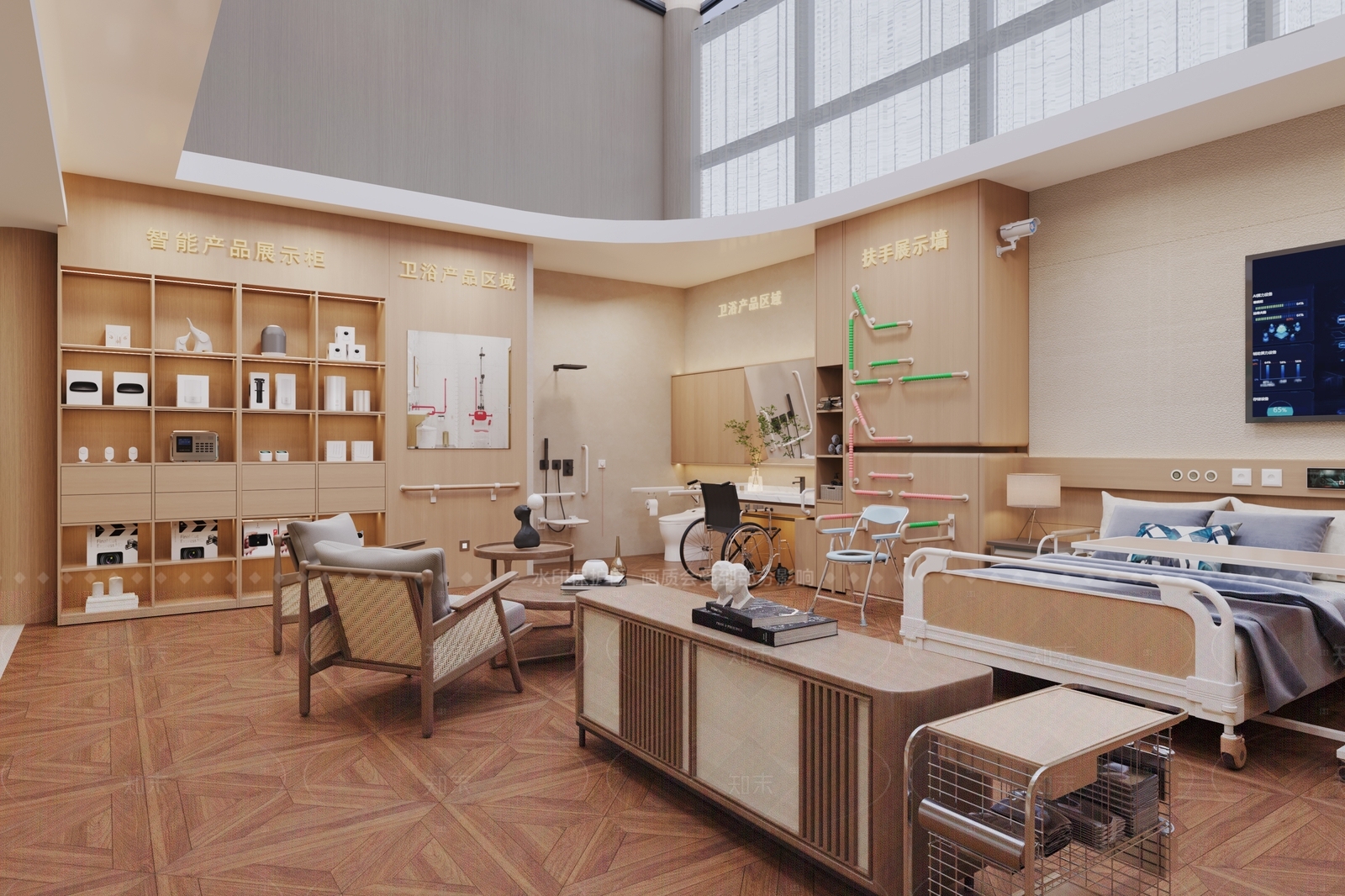 现代其他办公空间3D模型下载【ID:1215185311】