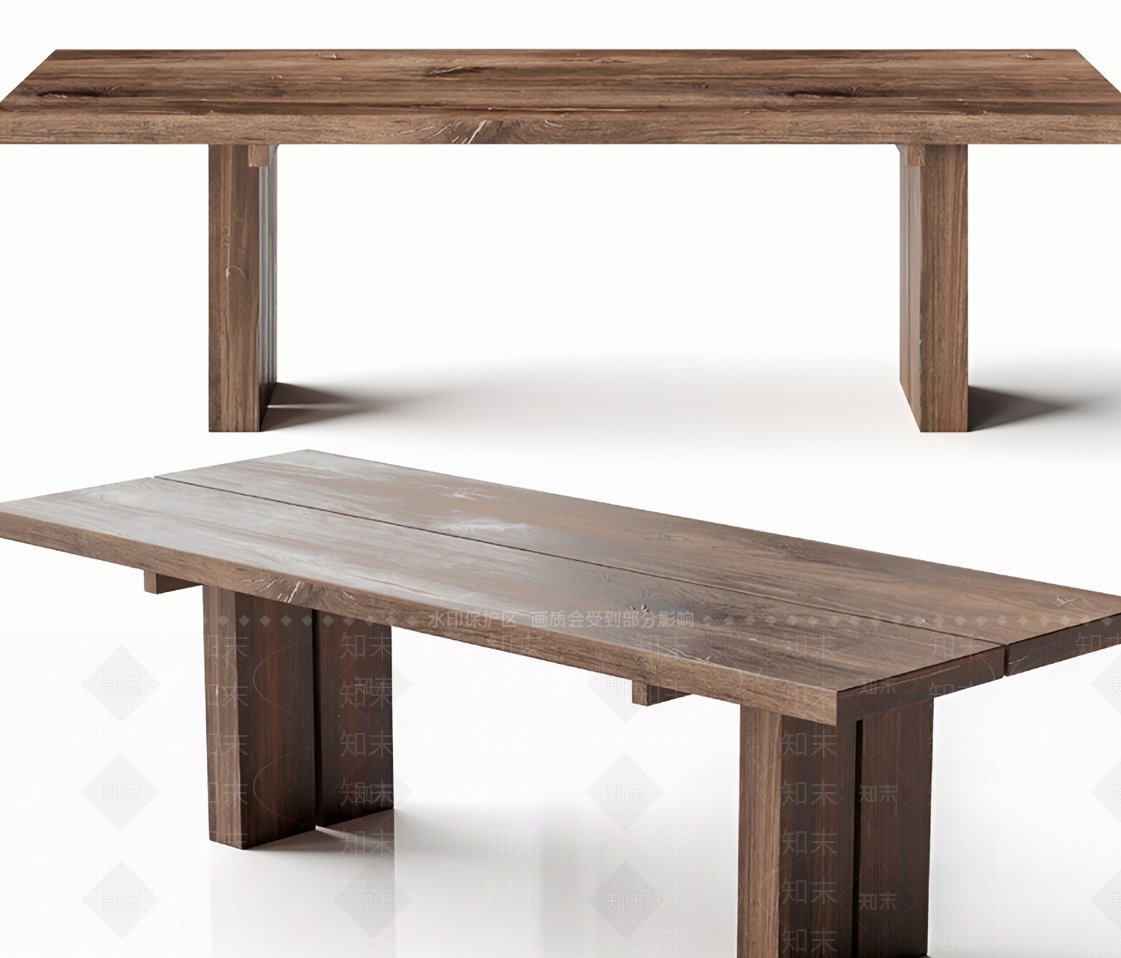 现代餐桌椅SU模型下载【ID:1200653256】