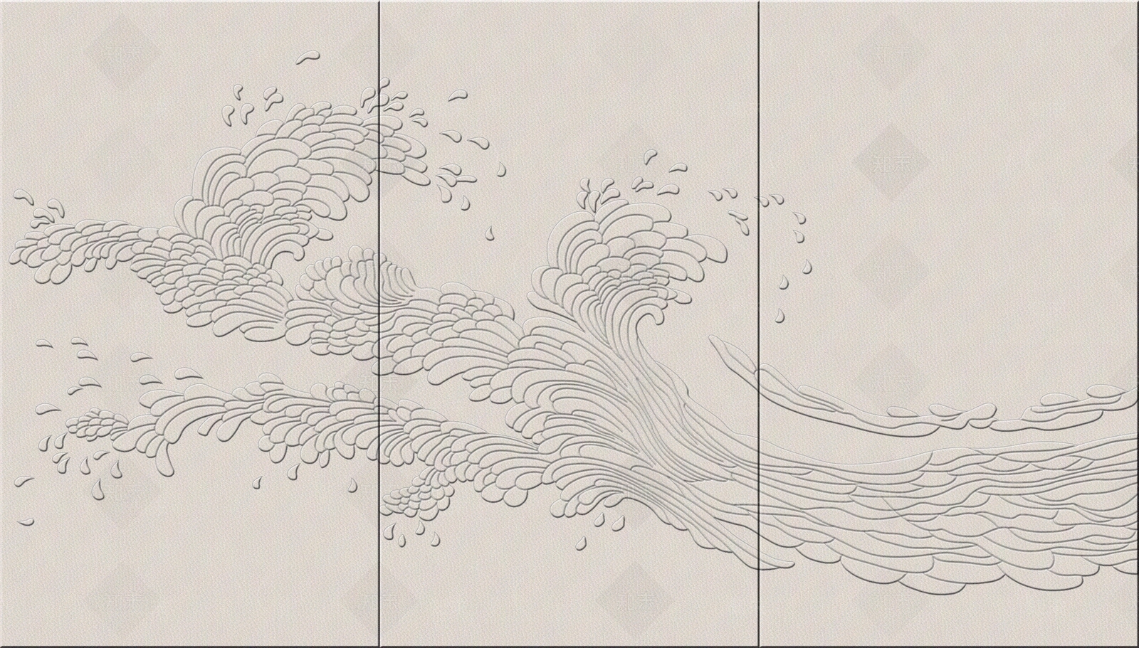 现代新中式硬包贴图下载【ID:1200654829】