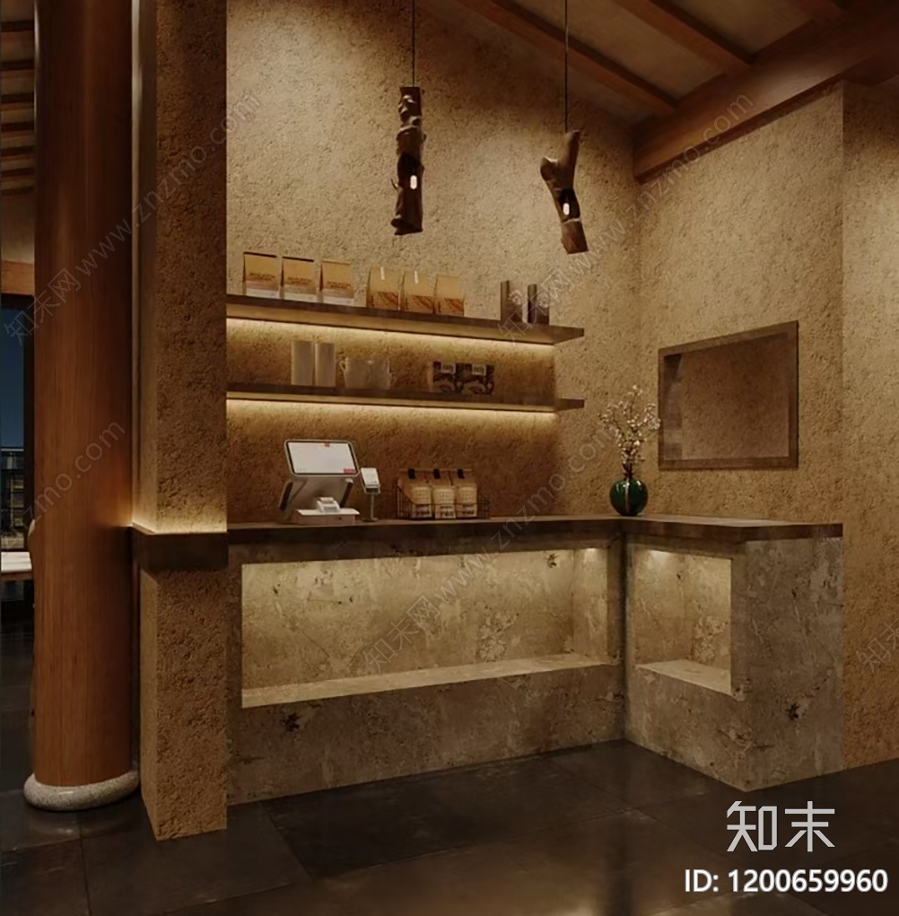 现代奶茶店cad施工图下载【ID:1200659960】