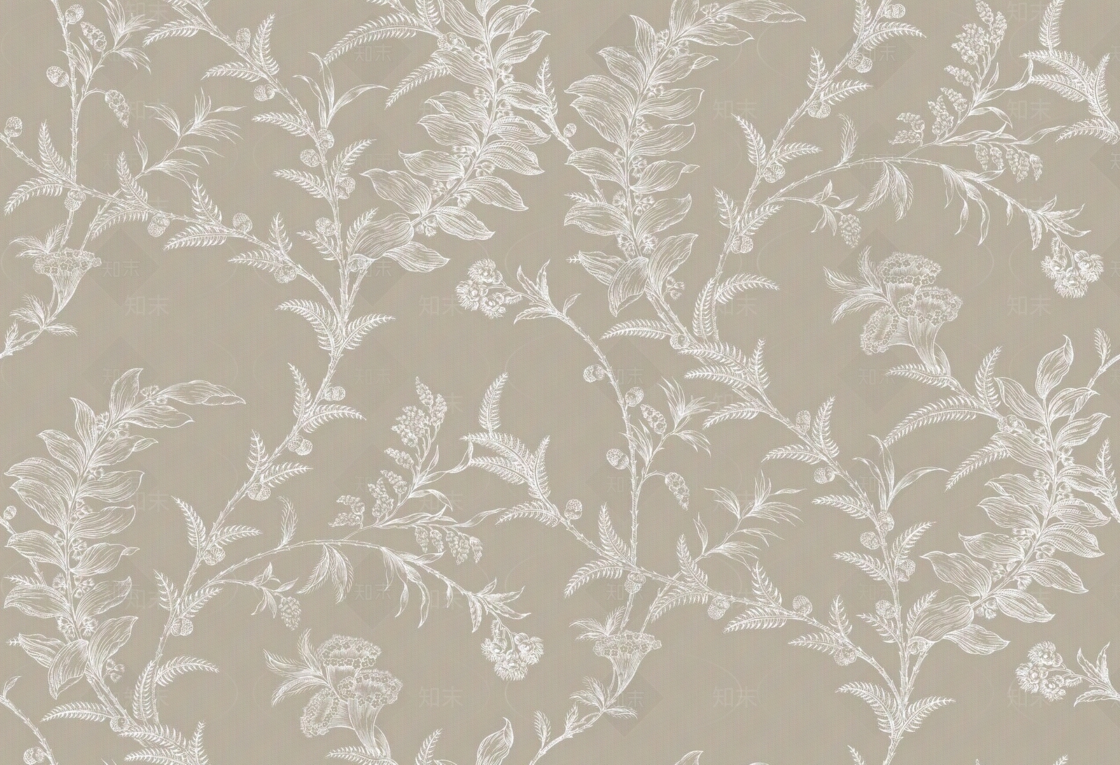 现代欧式花纹壁纸贴图下载【ID:1200660171】