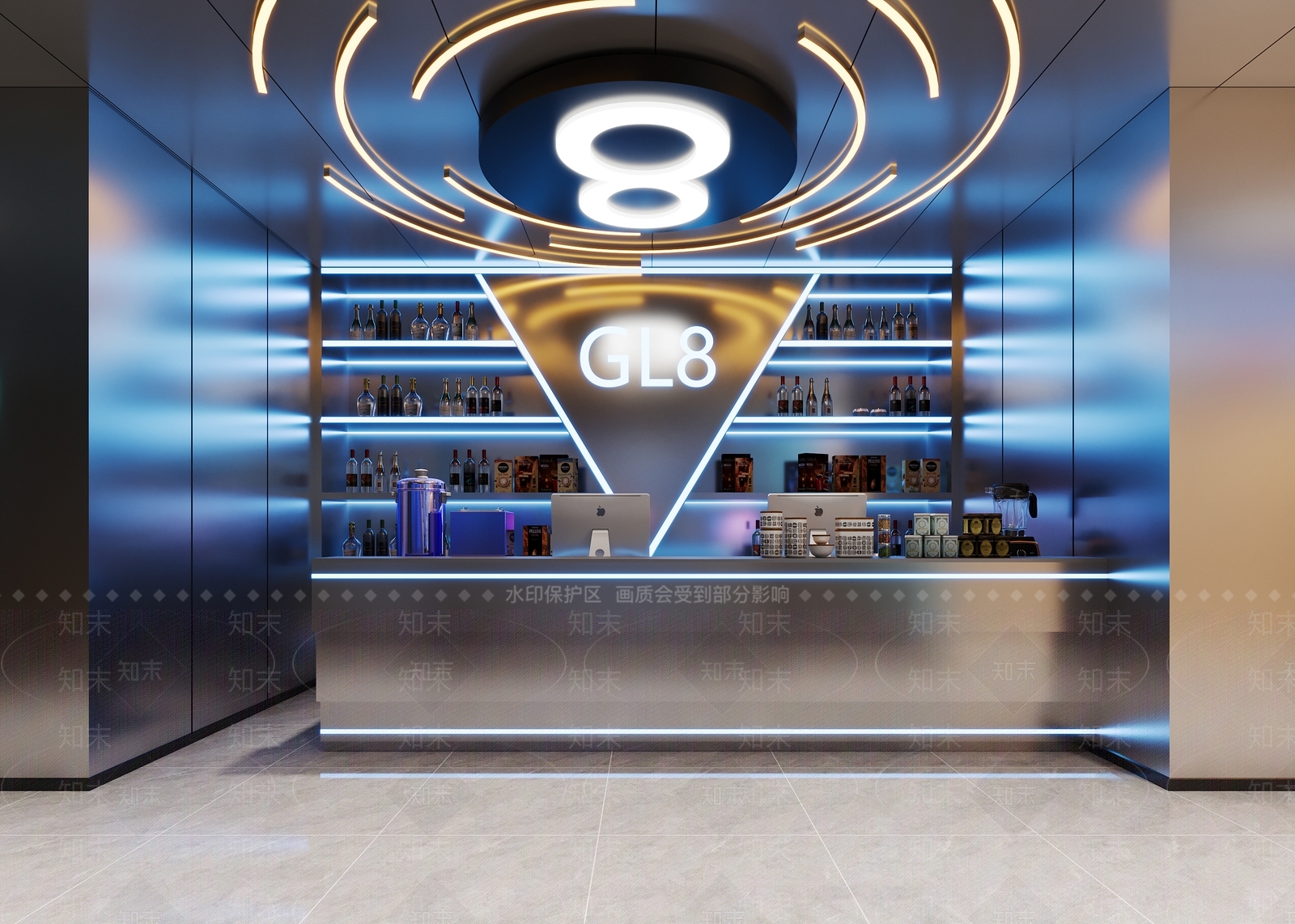 现代台球室3D模型下载【ID:1200665273】