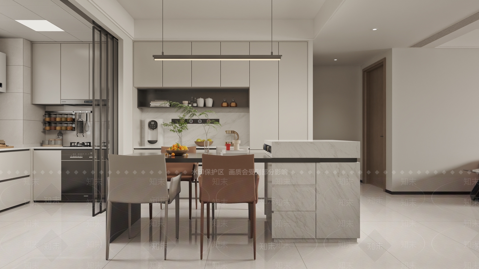 现代家居客厅3D模型下载【ID:1200667659】