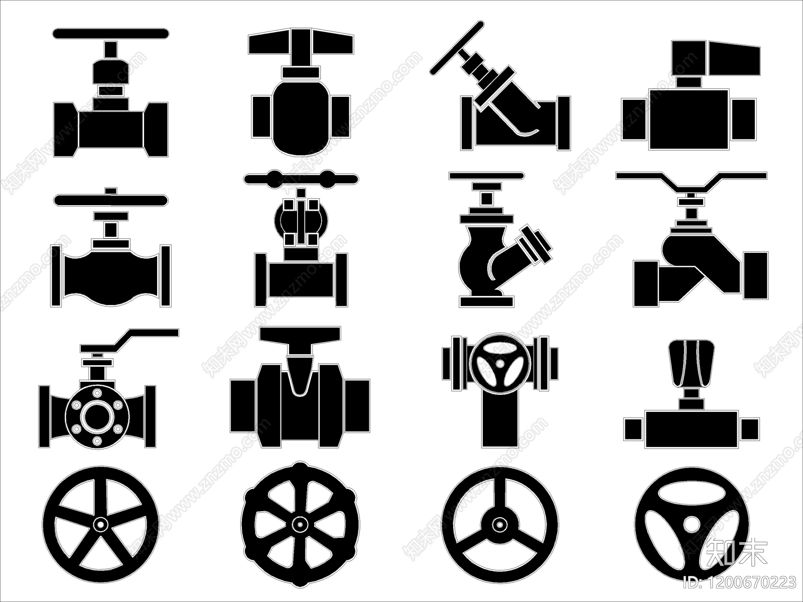 现代消防器材施工图下载【ID:1200670223】