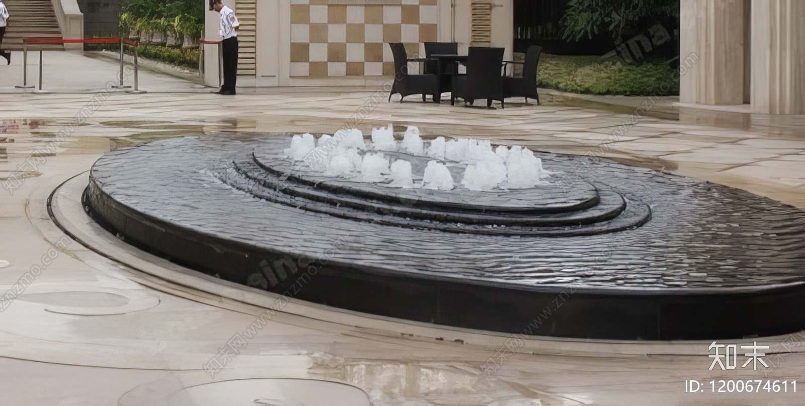 喷泉水景施工图下载【ID:1200674611】