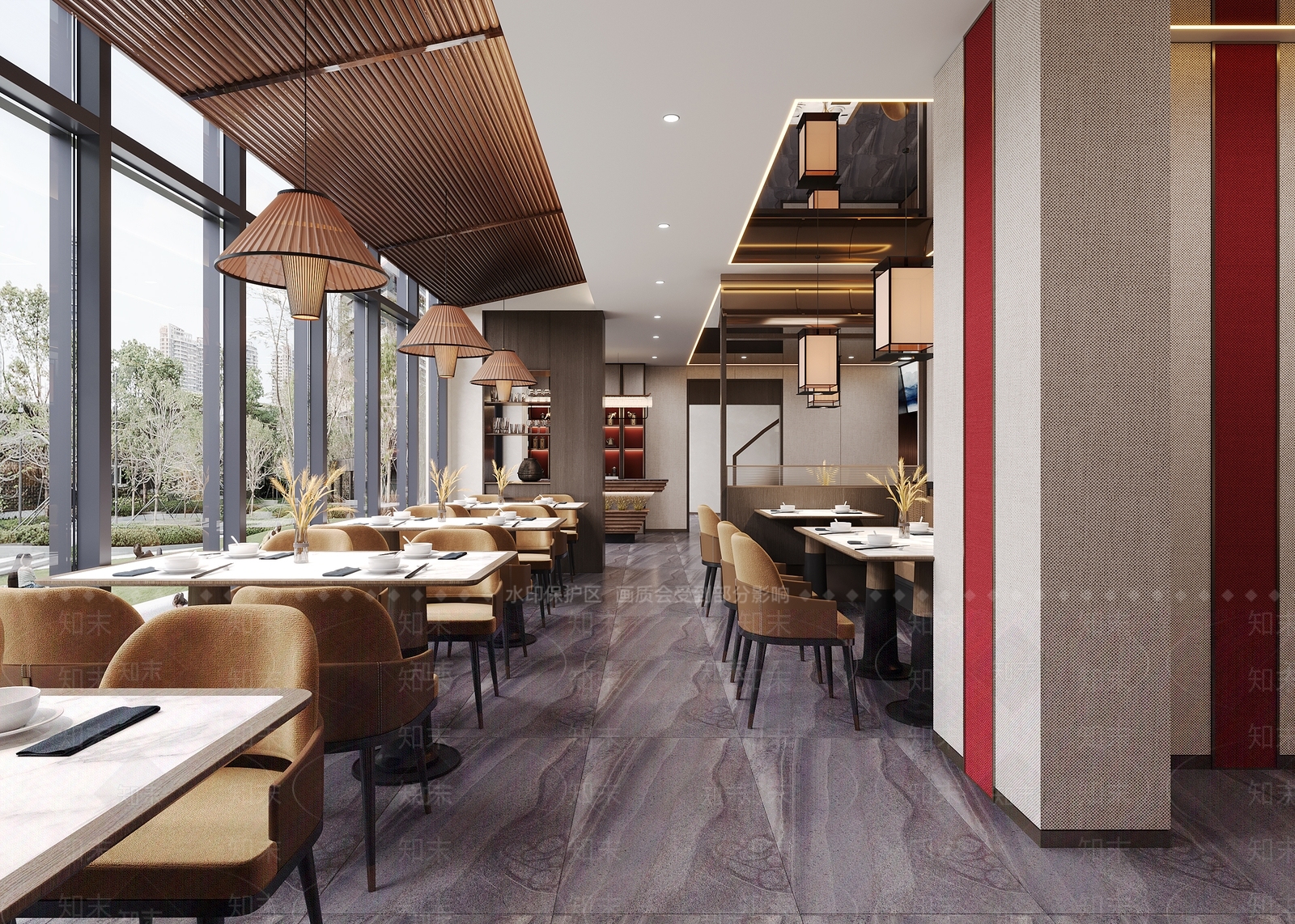 现代工业茶餐厅3D模型下载【ID:1200675484】