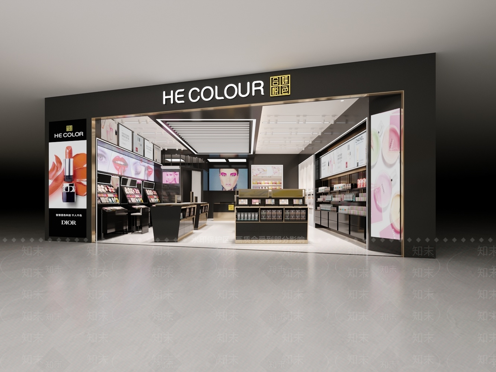 现代化妆品店3D模型下载【ID:1200685940】
