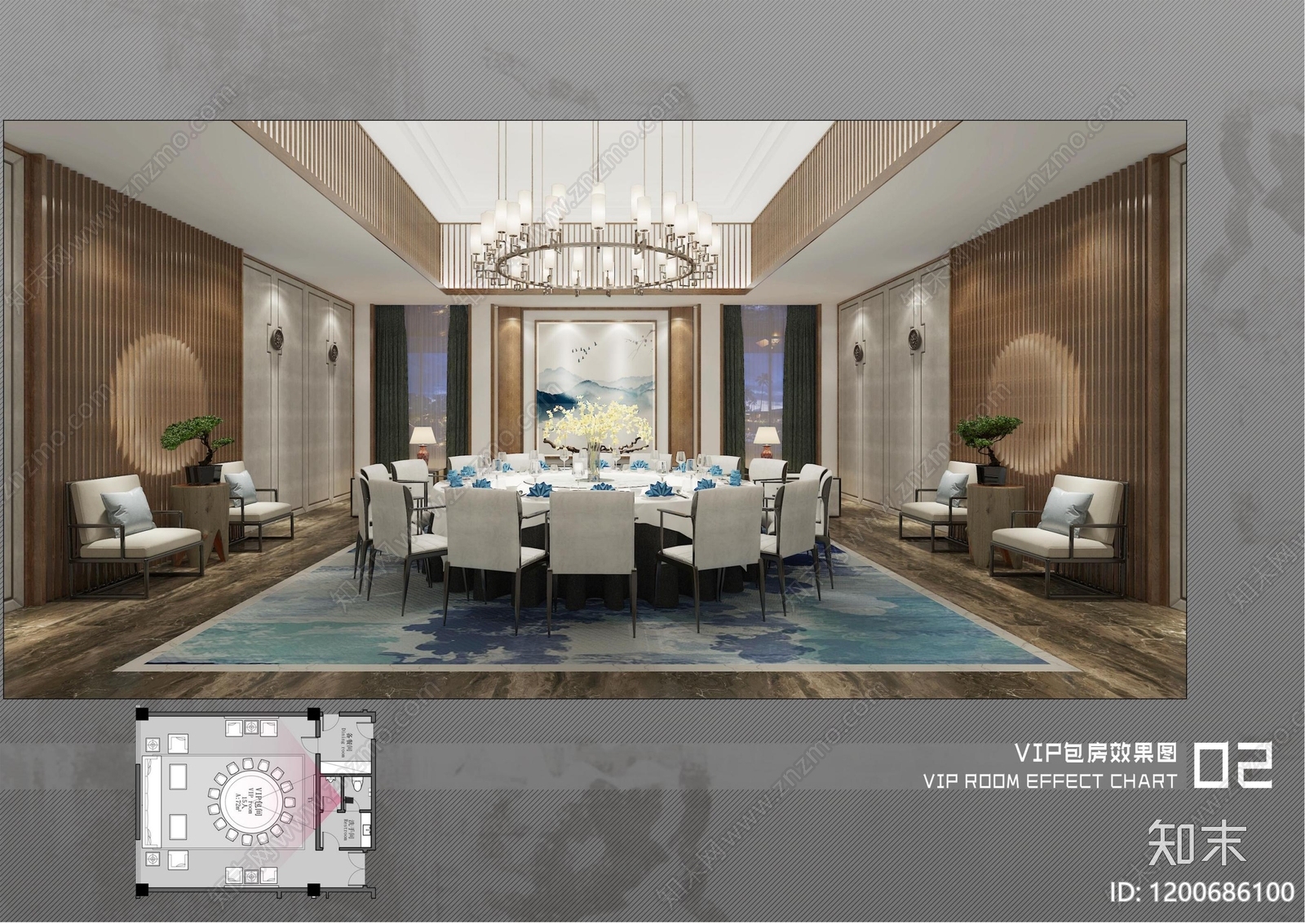 新中式中餐厅下载【ID:1200686100】