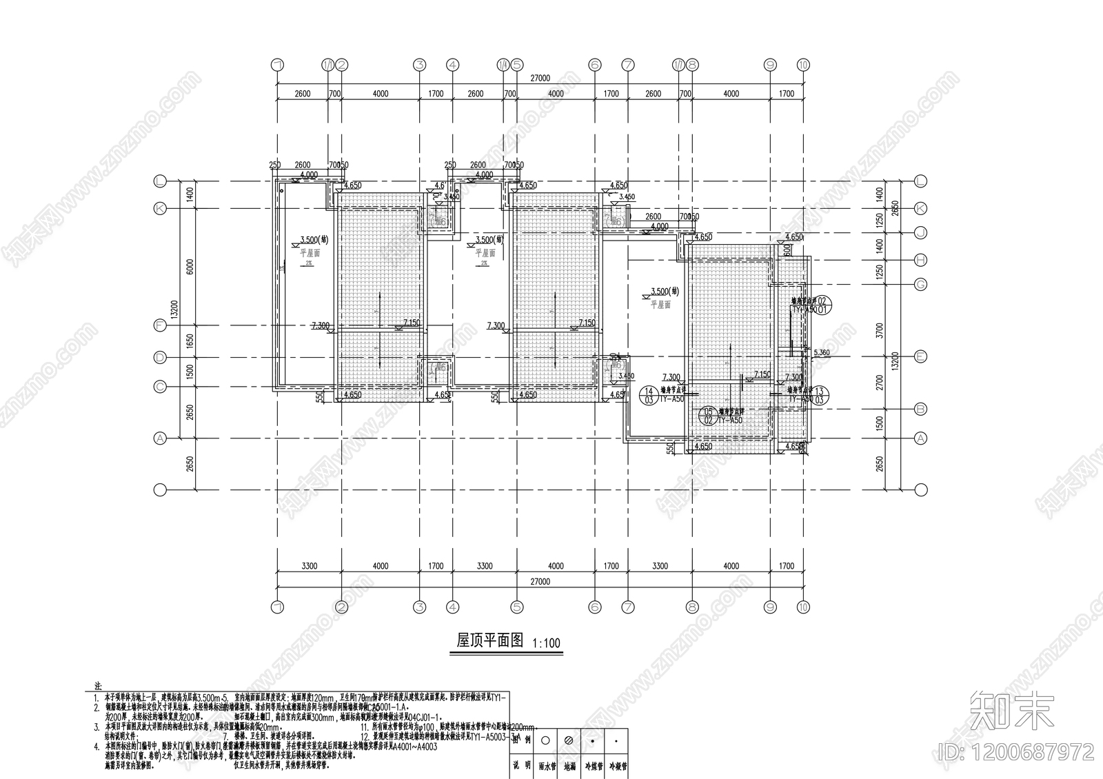 新中式民宿建筑cad施工图下载【ID:1200687972】