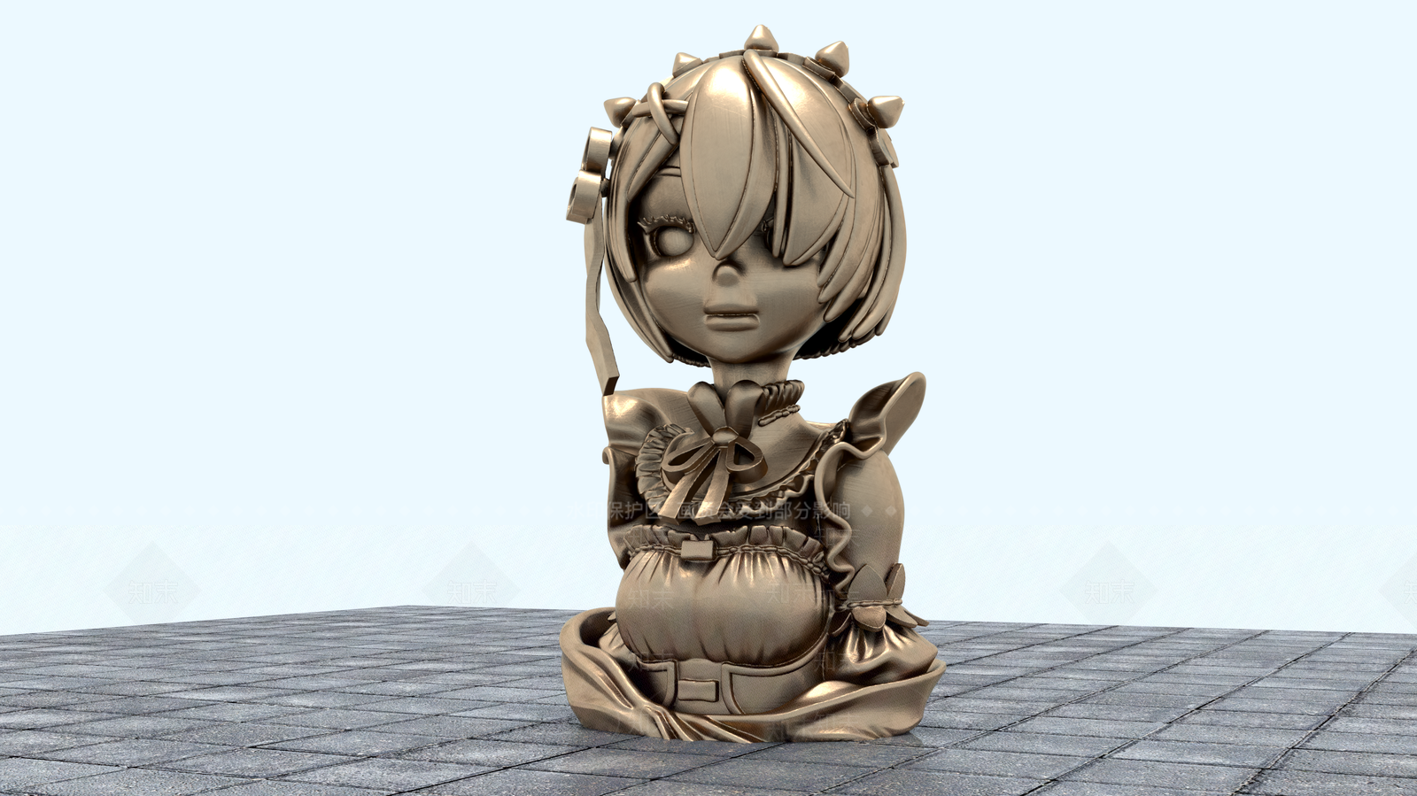 现代景观雕塑3D模型下载【ID:1200690197】