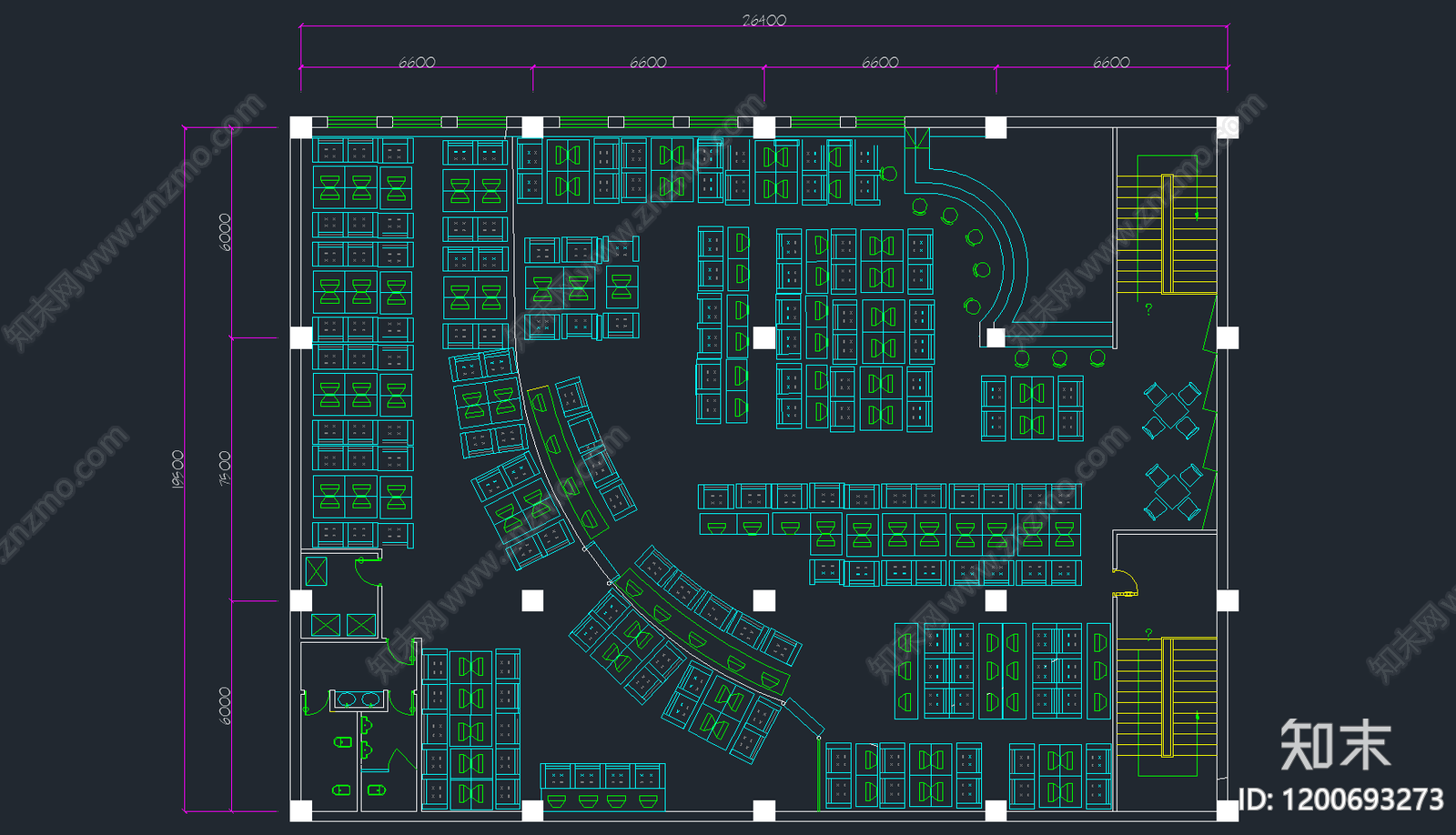 现代网吧施工图下载【ID:1200693273】