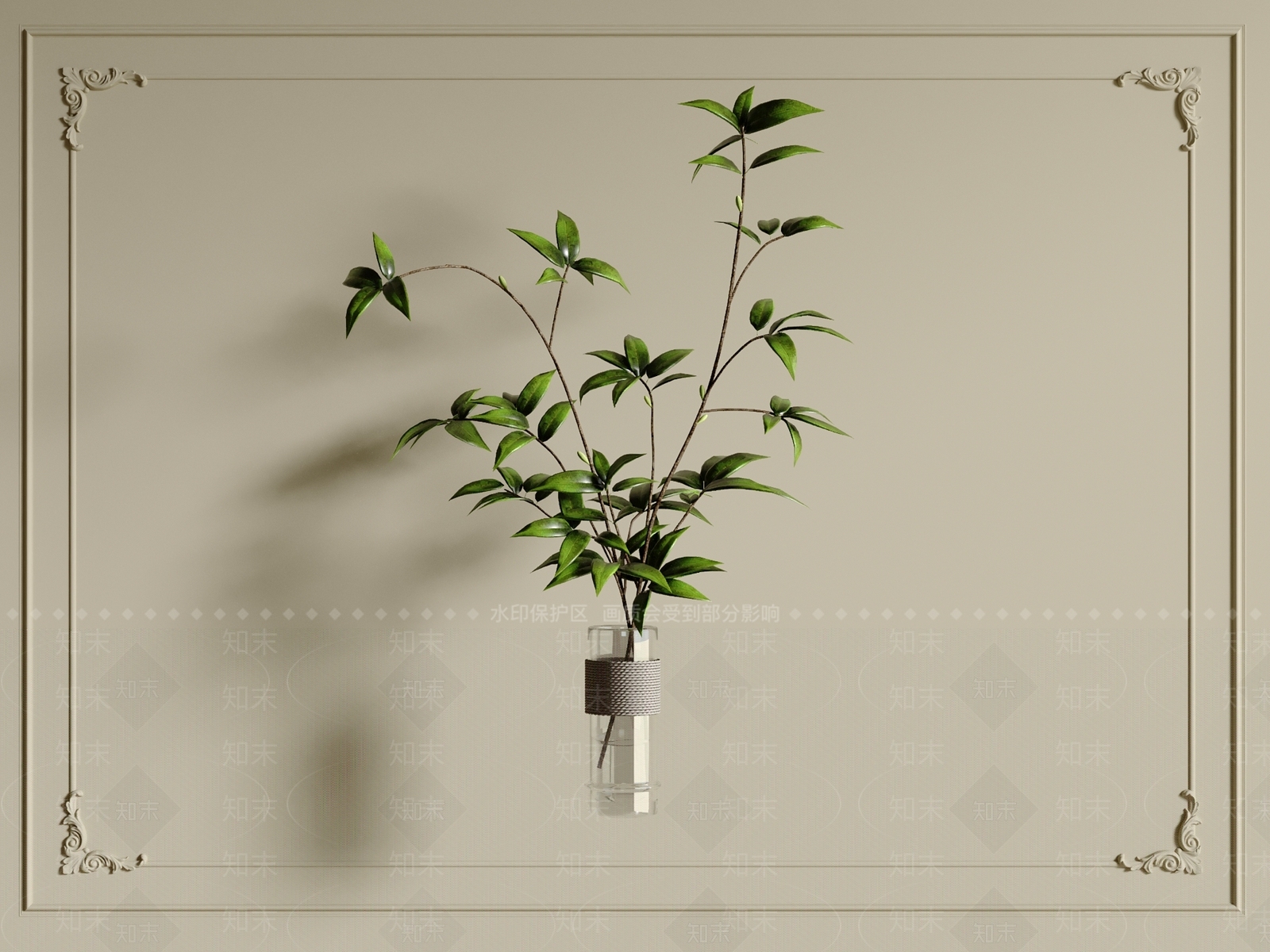 盆栽3D模型下载【ID:1200695526】
