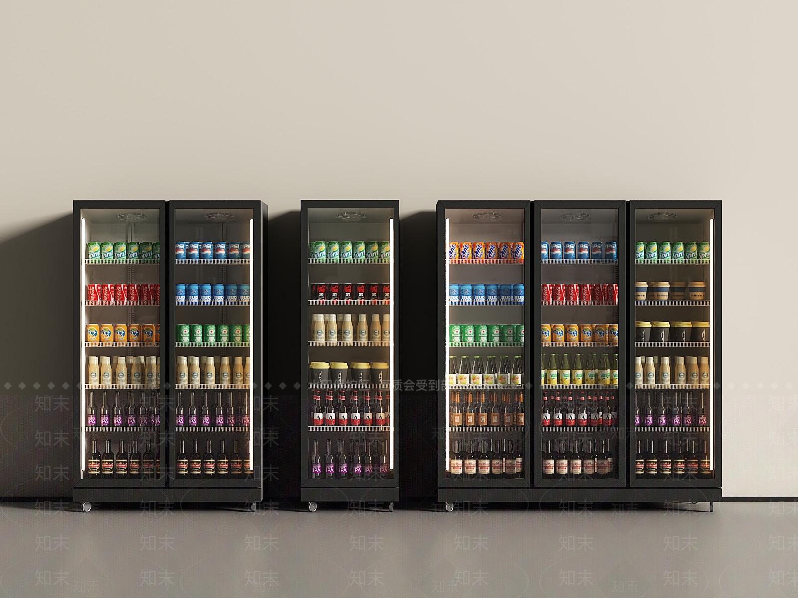 冰柜3D模型下载【ID:1200701916】