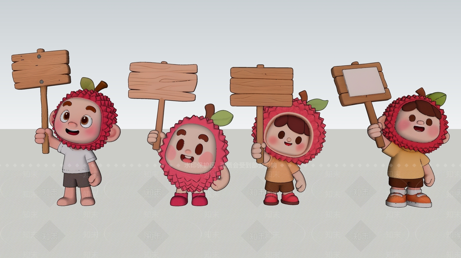 虚拟人物SU模型下载【ID:1200703259】