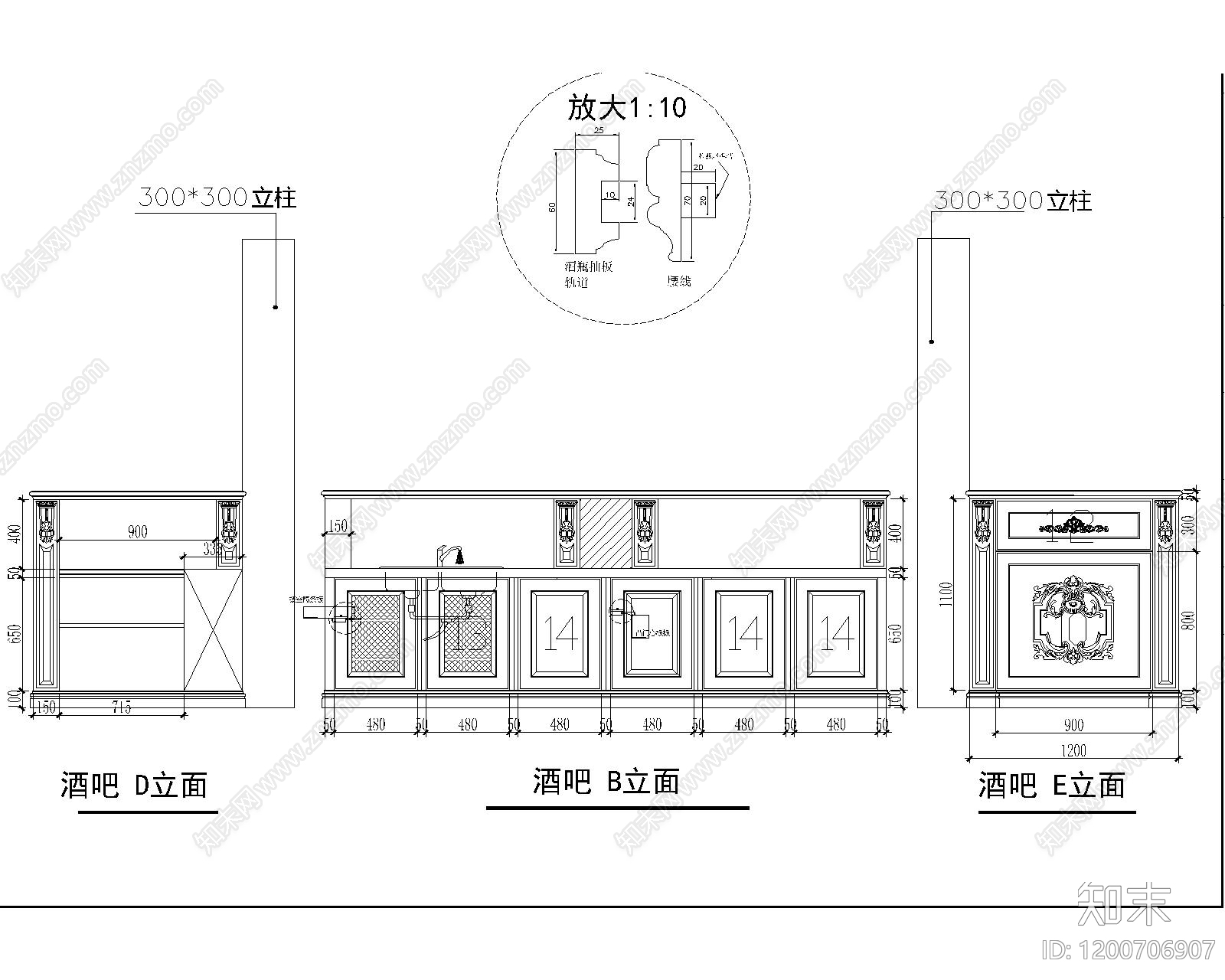 综合家具节点cad施工图下载【ID:1200706907】