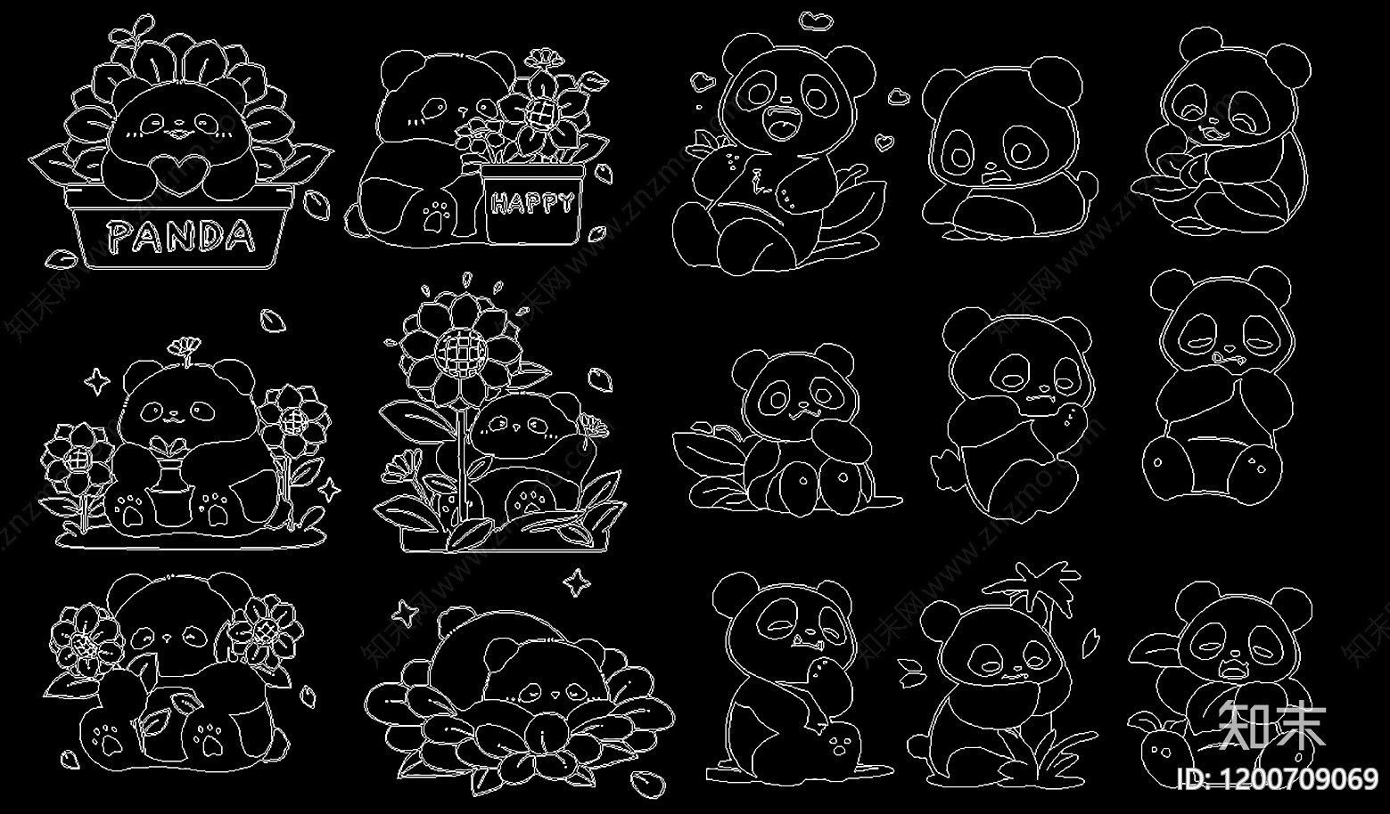 现代简约动物施工图下载【ID:1200709069】