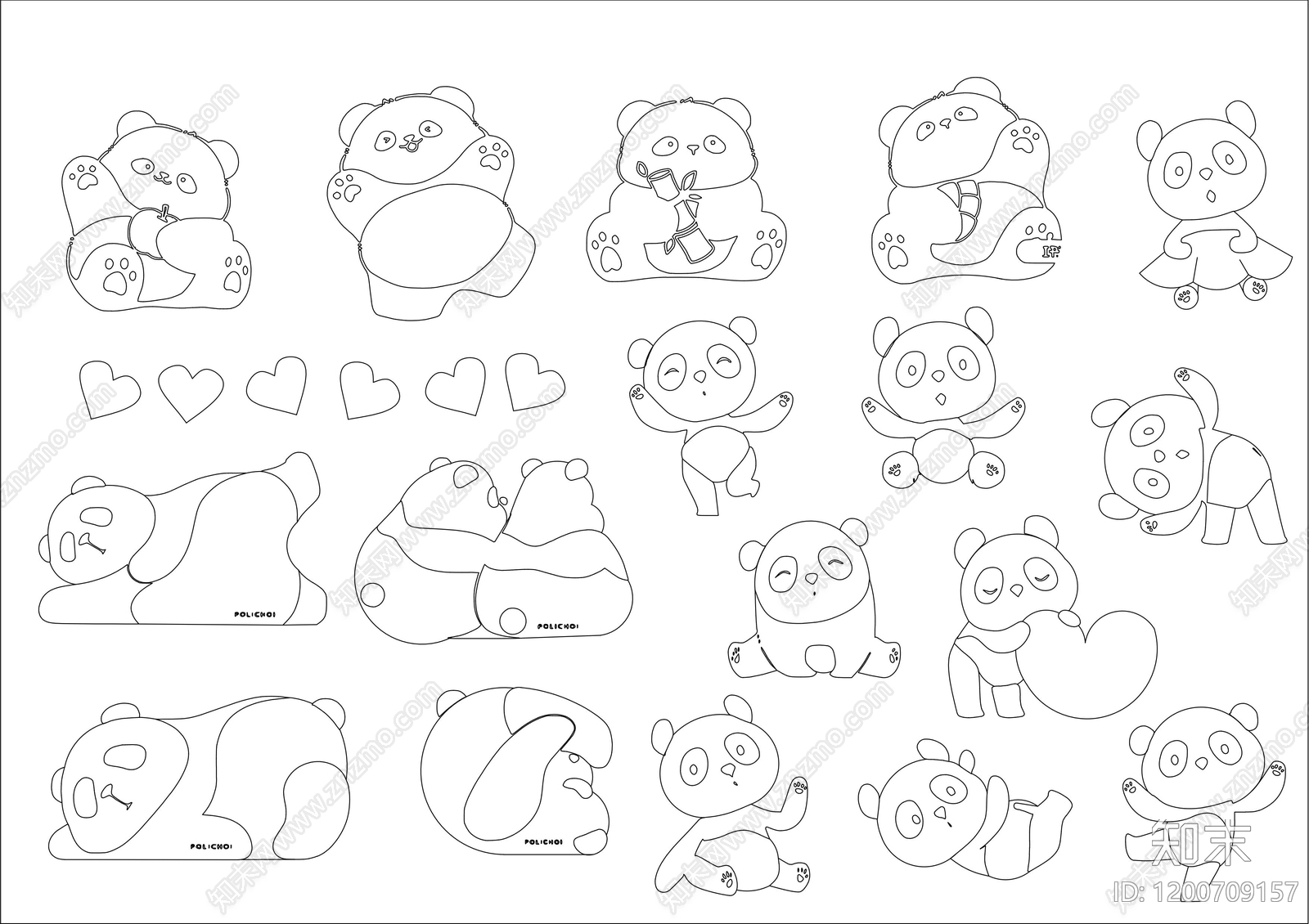 现代简约动物施工图下载【ID:1200709157】