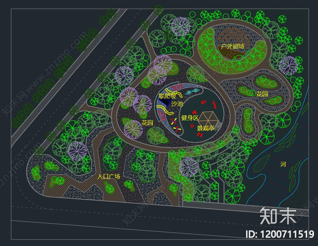 口袋公园施工图下载【ID:1200711519】