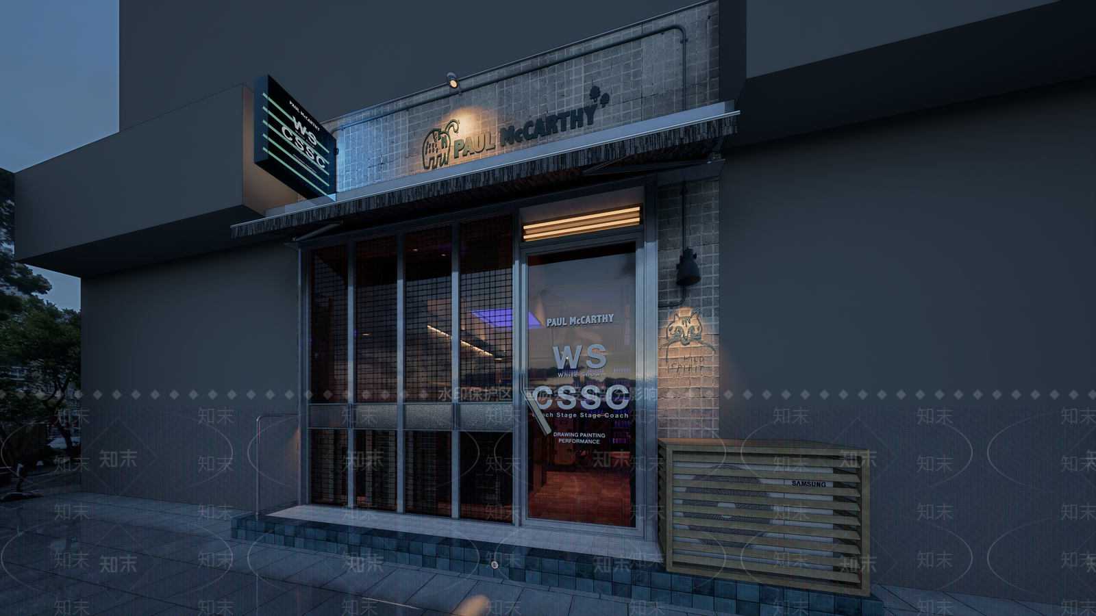 工业中古酒吧SU模型下载【ID:1200768733】