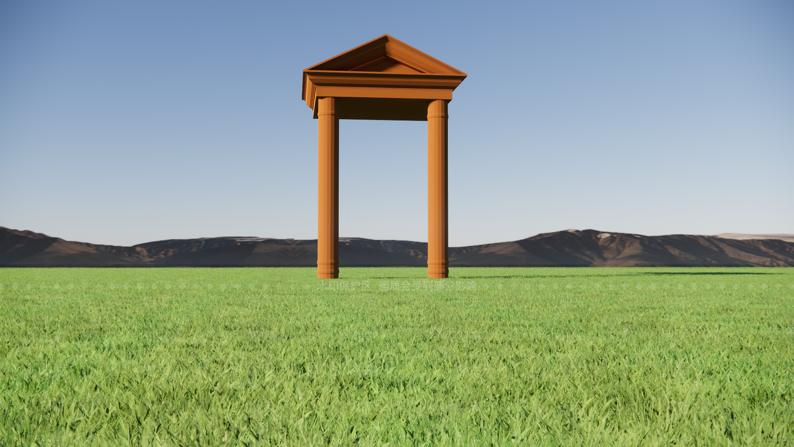 欧式北欧入口大门SU模型下载【ID:1200724086】