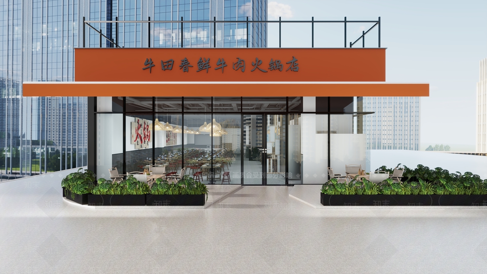 工业火锅店SU模型下载【ID:1200973206】