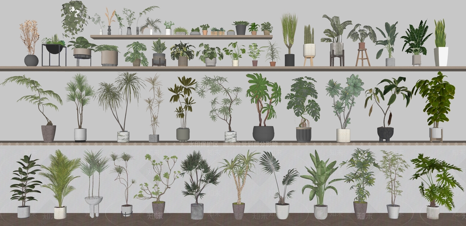 盆栽SU模型下载【ID:1200725859】