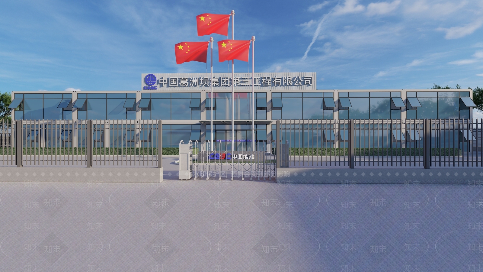 现代其他工业建筑SU模型下载【ID:1200726099】