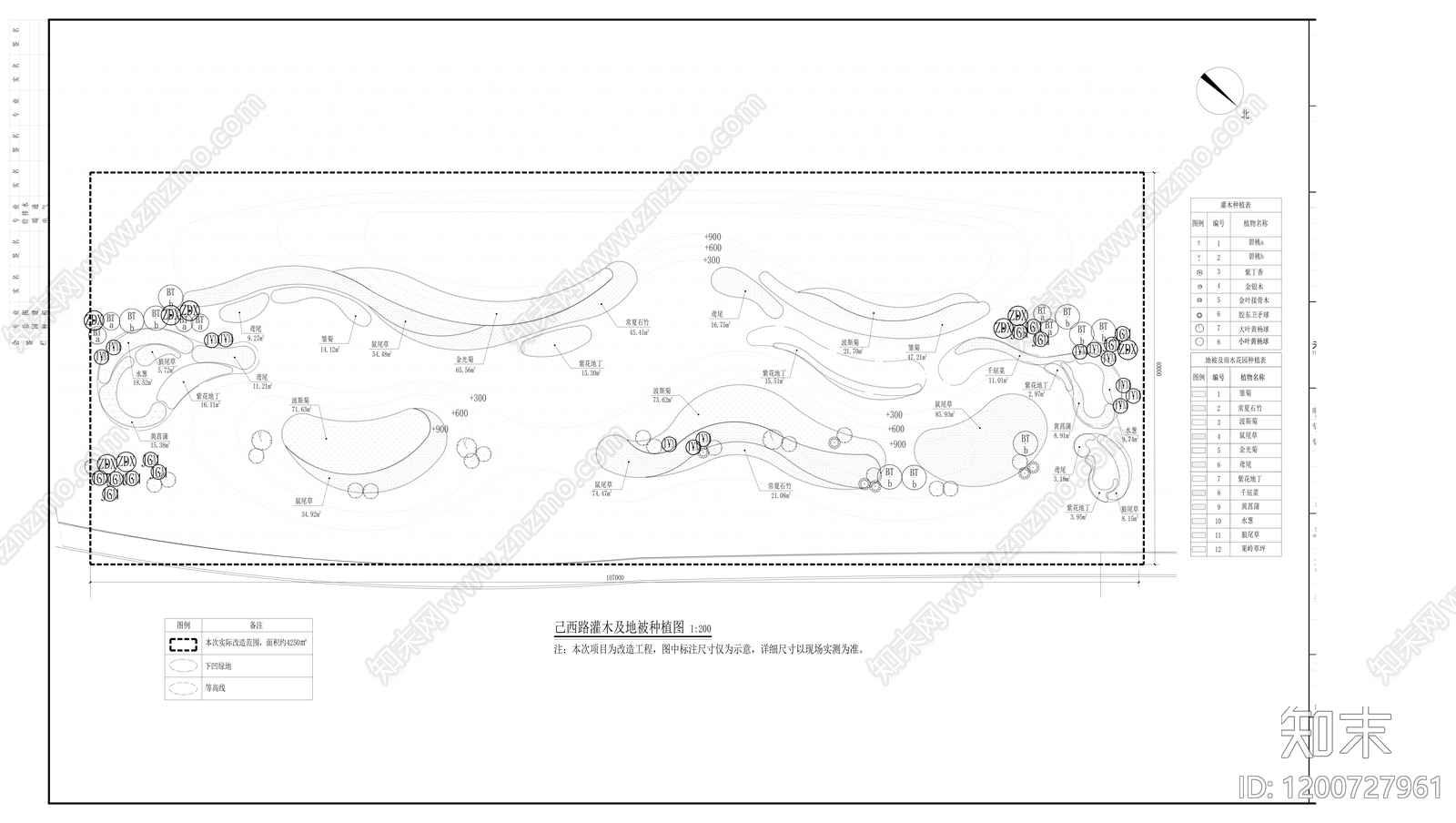 城市主干道景观cad施工图下载【ID:1200727961】