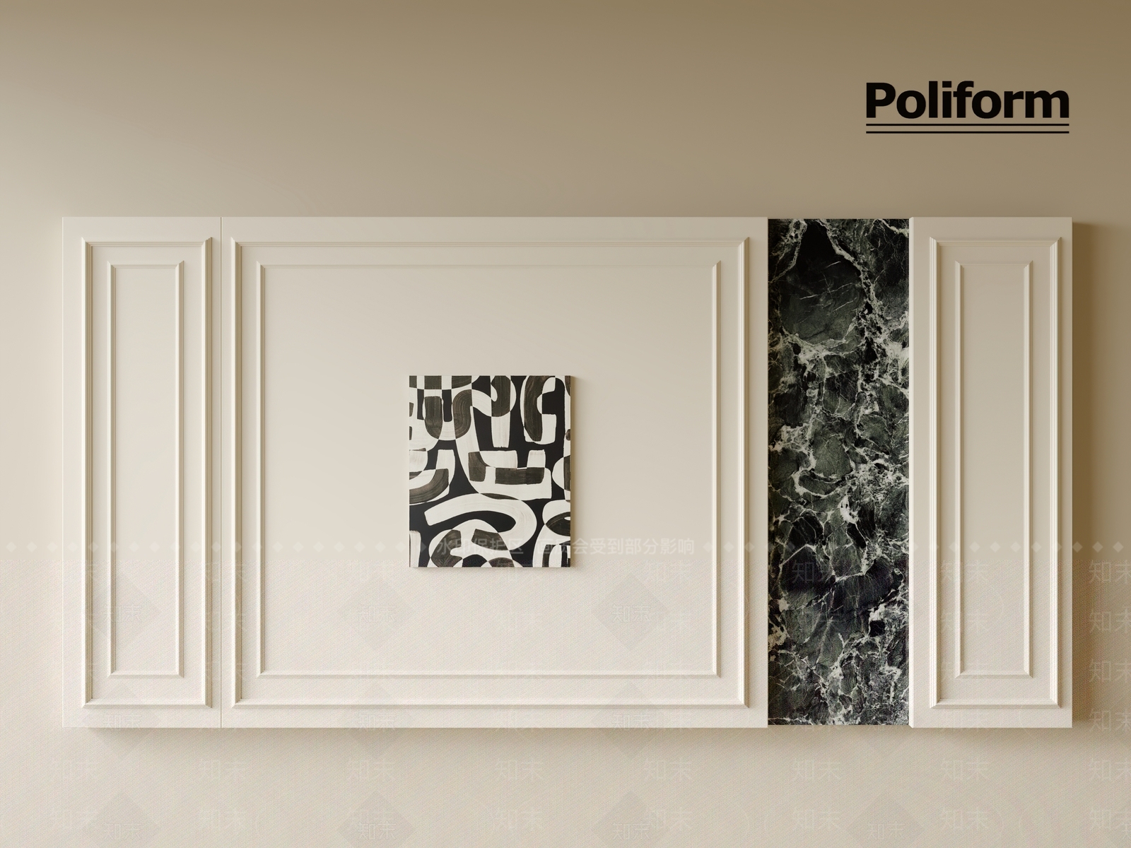 法式中古沙发背景墙3D模型下载【ID:1200730496】