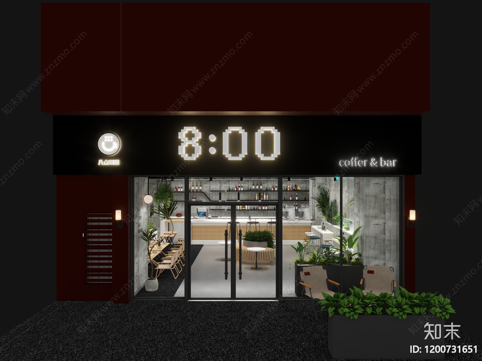 现代咖啡厅cad施工图下载【ID:1200731651】