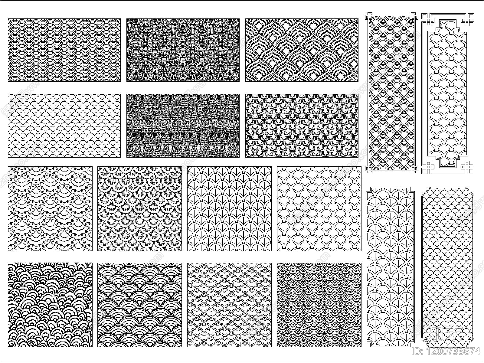 新中式其他图库施工图下载【ID:1200733674】