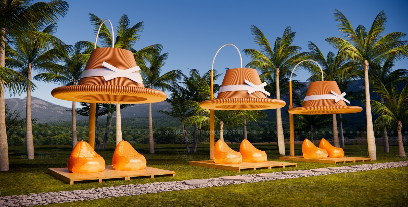 现代营地SU模型下载【ID:1200744657】